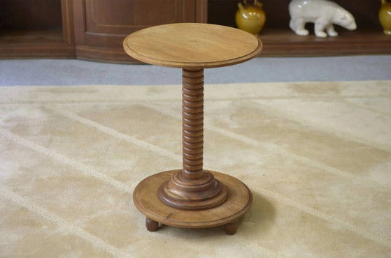 Gueridon in rovere degli anni '50 – Tavolini, Legno, Vintage (photo 7 of 7)