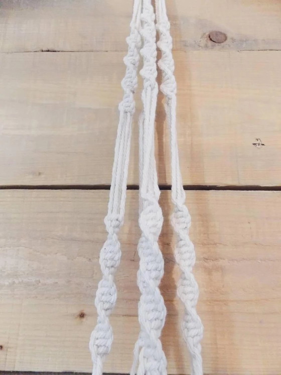 Crochet Plant Hanger – Plant table, Bohemian (photo 8 of 9)