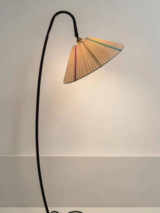 Lampada da lettura a treppiede, Francia, anni '50 – Lampade da terra, Metal, Brass, Retro (photo 7 of 9)