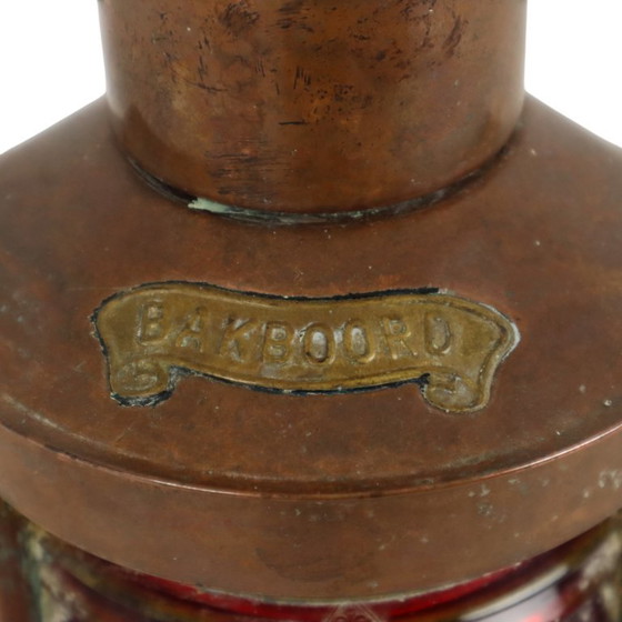 Small Ship's Lamp Mr Portside Copper Maritime 24cm – DHR, Table lamps, Glass (photo 11 of 16)