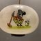 Light Pendant with Walt Disney Mickey Mouse from Doria Leuchten, 1950s – Pendant lamps, Glass, Brass (photo 5 of 9)