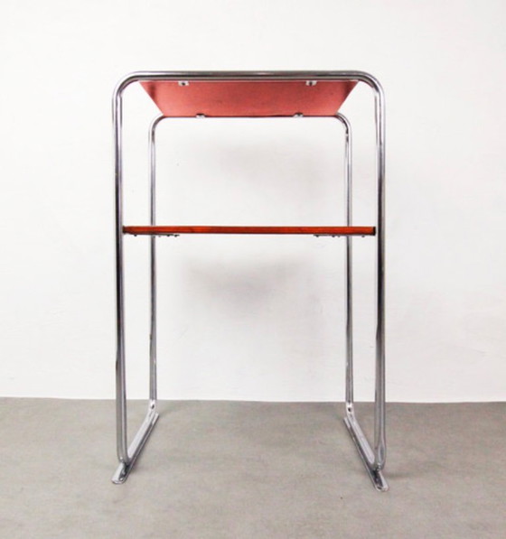 Image 1 of Tavolo Bauhaus in cromo di Marcel Breuer "Carmin piccolo"