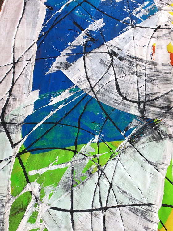 Image 1 of Jürgen Angeler - The Blue Dimension - 200 x 140 cm