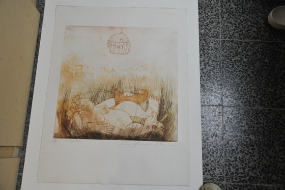 La gabbia per uccelli – Litografie e stampe, Carta (photo 3 of 13)
