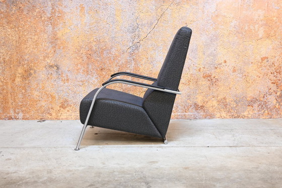 Image 1 of Harvink Mirakel Design-Sessel in einzigartigem grauen Stoff