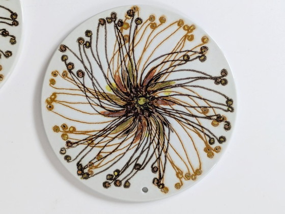 Image 1 of 2 x Royal Copenhagen Plates or Trivets | 1970s Fajance Denmark