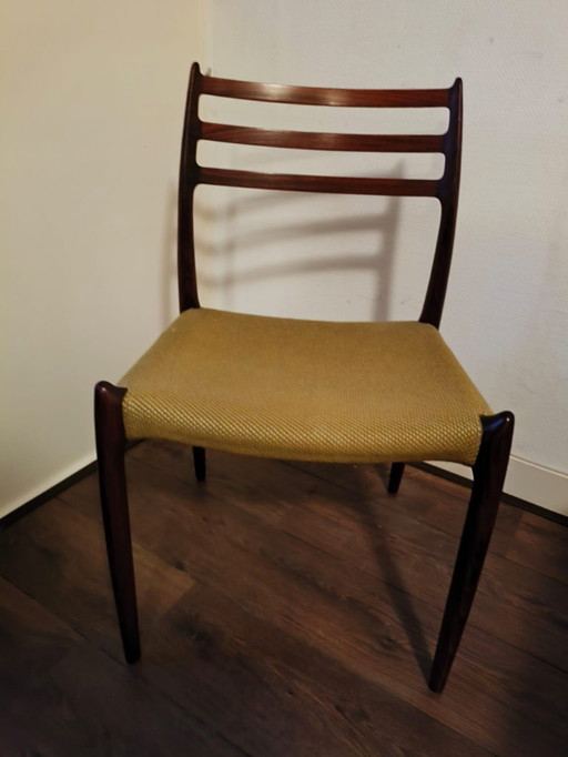 Niels Otto Moller Esszimmerstuhl Modell 78, Palisander