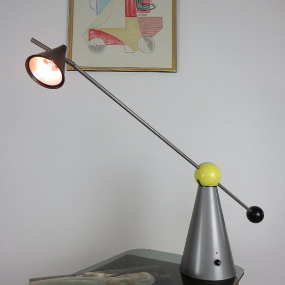Lampada da tavolo "Molecola" design Luigi e Pietro Greppi per Oltreluce 1982 – Lampade da lettura, Alluminio (photo 3 of 5)