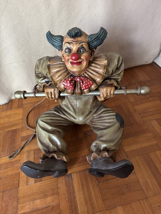 Image 1 of Vintage Jun Asilo Hanging Clown in New Condition