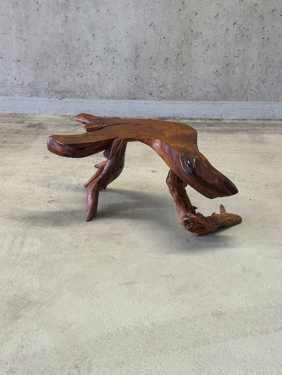 Image 1 of Vintage brutalist wabi-sabi coffee table