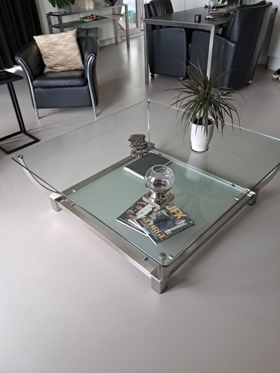 Image 1 of Mesa de centro de cristal