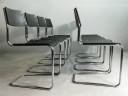 Juego de 8 sillas cantilever MAUSER BAUHAUS Walter Papst