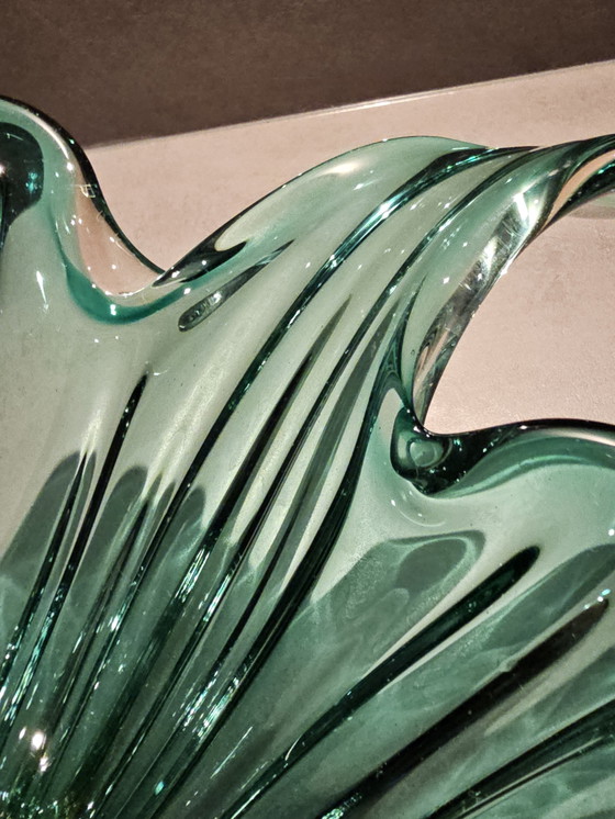 Image 1 of Magnifique bol en verre d'art de Murano du milieu du siècle