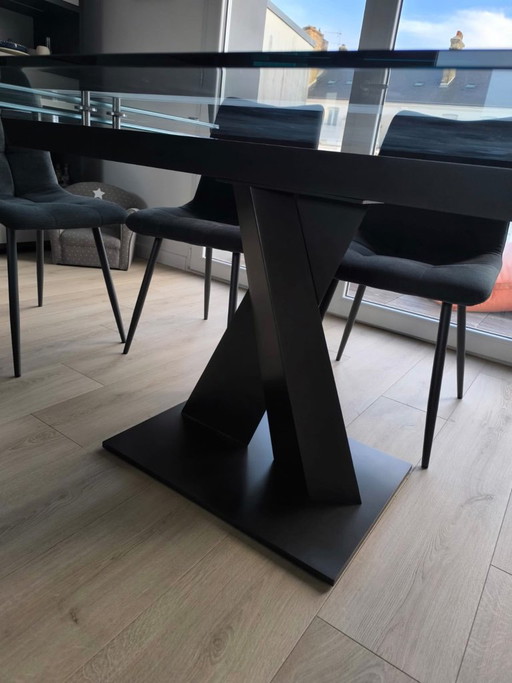 AXEL ROCHE-BOBOIS Dining Table – Roche Bobois, eettafels, Glass (photo 2 of 5)