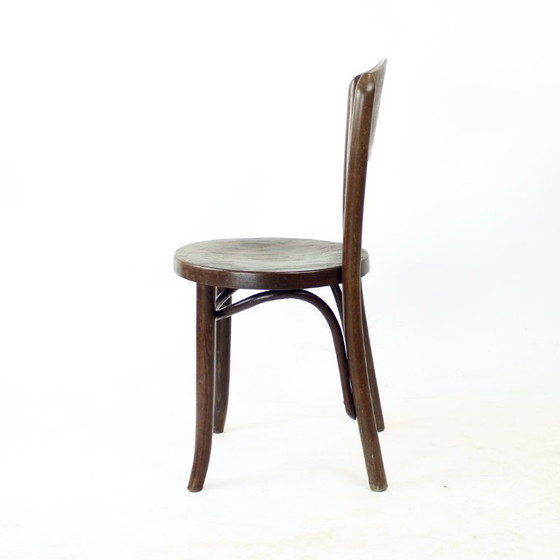 Thonet Bentwood Bistro Chair, Czechoslovakia 1940s – Dining chairs, Klassiek (photo 3 of 11)