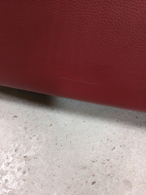 Image 1 of Set di divani Leolux Paian 2 posti 3 posti Senso Granata Pelle