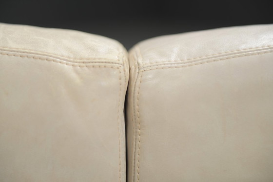 Image 1 of Splendido divano vintage Oriolo in pelle disegnato da Claudio Salocchi per Sormani, anni '60.