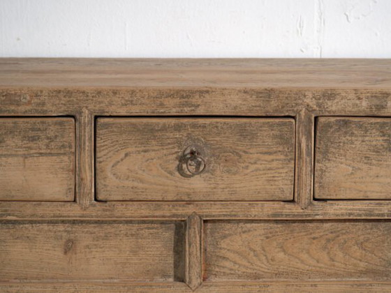 Console antique en sapin avec trois tiroirs – Chine, vers 1930 (photo 31 of 40)