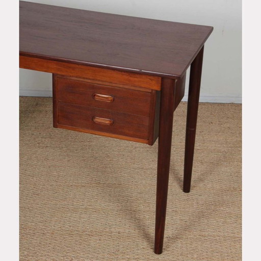 Scrivania vintage in legno scandinava degli anni '60