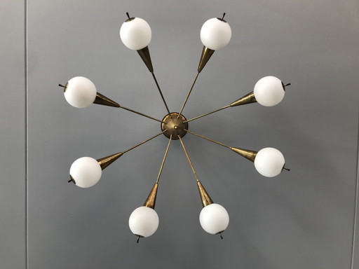 Vintage Brass "Sputnik" Chandelier