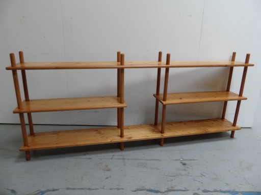 Vintage Room Divider Open Bookcase