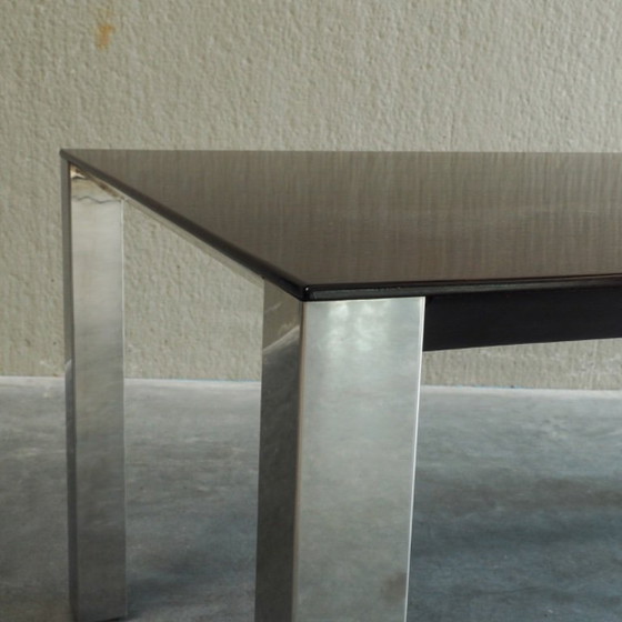 Eettafel van Giovanni Offredi voor Saporiti – Wood, Chrome (photo 7 of 21)