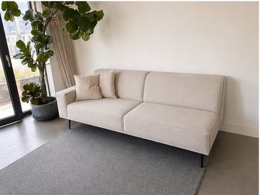 The Cabinet 3.5-seater designer sofa – beige – Scandinavian

