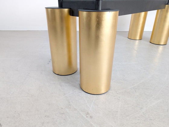 Image 1 of Dining table Tavolo Serenissimo Acerbis Vignelli Associates glass 3m