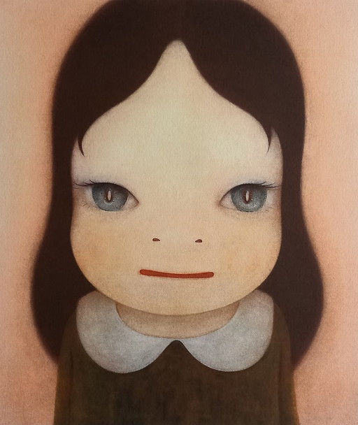 Yoshitomo Nara - Lithograph Twins II - with certificate