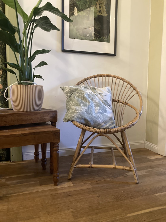 Image 1 of 60er Bambus Sessel vintage origineel - Franco Albini