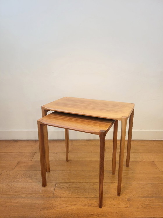 Set van twee nesting tables van Rex Raab voor Wilhelm Renz, Duitsland 1960 – Bijzettafels, Wood (photo 7 of 10)