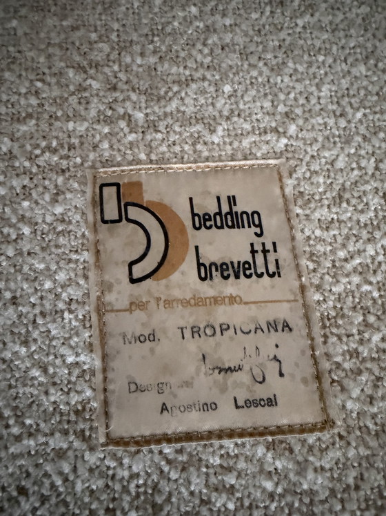 Image 1 of Paire de fauteuils tubulaires bedding brevetti « tropicana »