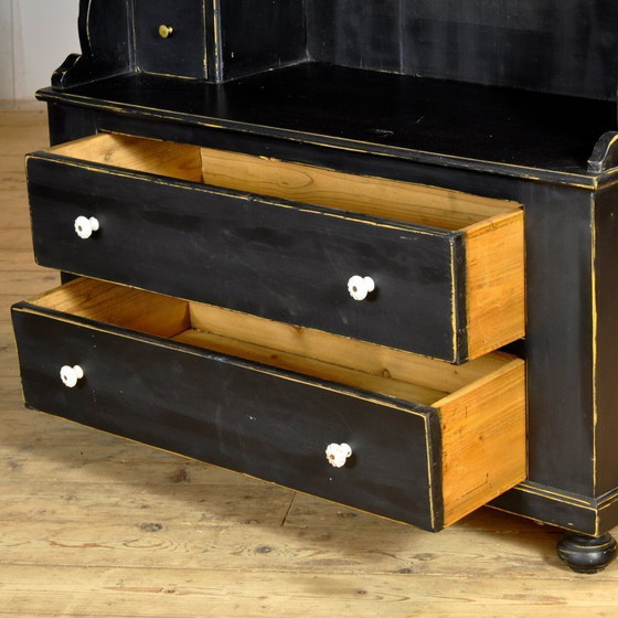 Image 1 of Black Pine cabinet, circa 1900