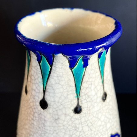 Image 1 of Boch Frères Keramis Maurice Dufrène Vaas