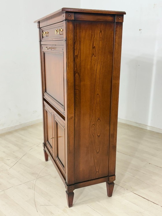 Image 1 of Prachtige Selva secretaire, houten kast, gemaakt in Italië