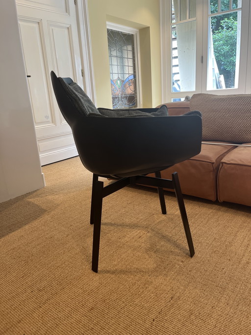 Sedia girevole da pranzo Husk di B&amp;B Italia di Patricia Urquiola