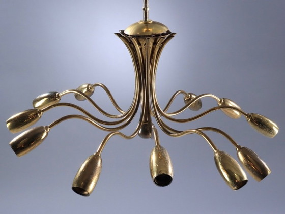 Image 1 of Sputnik in ottone Palwa con etichetta Palwa.