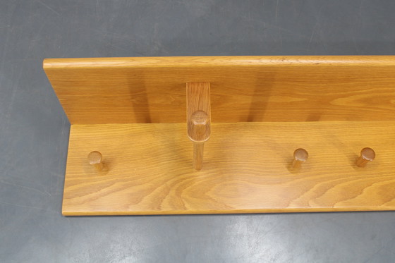 Image 1 of Raro appendiabiti da parete in legno di frassino Aksel Kjersgaard degli anni '70, Danimarca