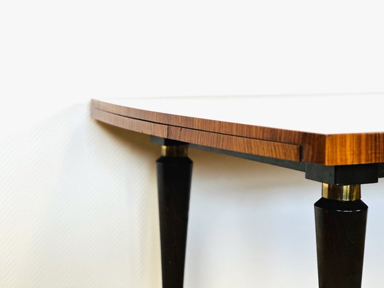 Image 1 of Table de salle à manger art déco en palissandre verni, 1940