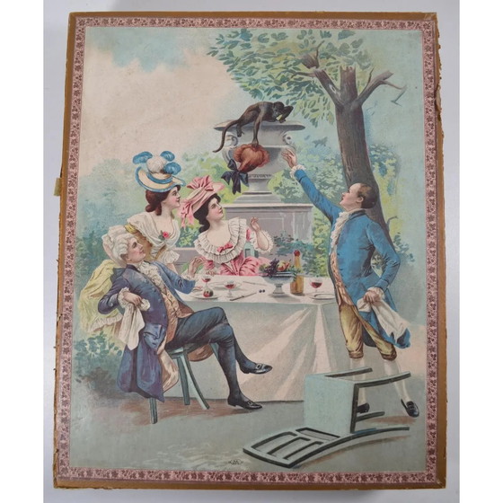 Antique Toy n.k Paris France Circa 1910 Box of 3 Puzzles – Decorative Objects, Wood (photo 13 of 13)