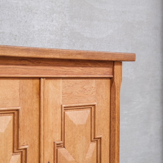 Image 1 of Mueble auxiliar o bar danés de roble de mediados de siglo attr. a Henning Kjaernulf