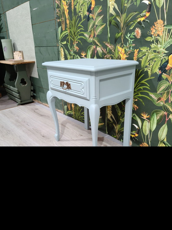 Nightstand – Metal, Wood (photo 5 of 6)
