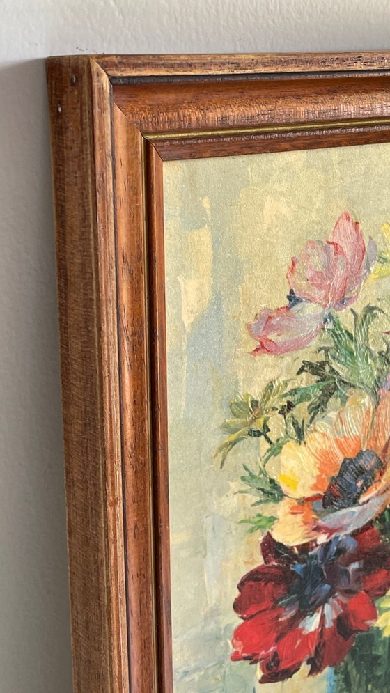 Image 1 of Bouquet vintage con anemoni