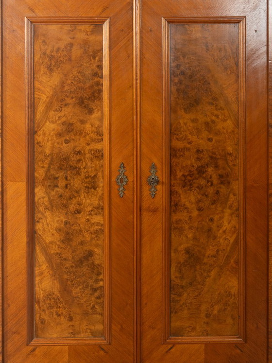 Antieke Wilhelminische vertiko uit circa 1880 – Ladekasten, Hout (photo 6 of 10)