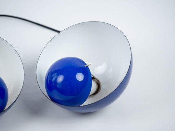 Set van 2 Deense vintage bloempotlampen van Verner Panton, Louis Poulsen, 1968 – Hanglampen, Other (photo 6 of 11)
