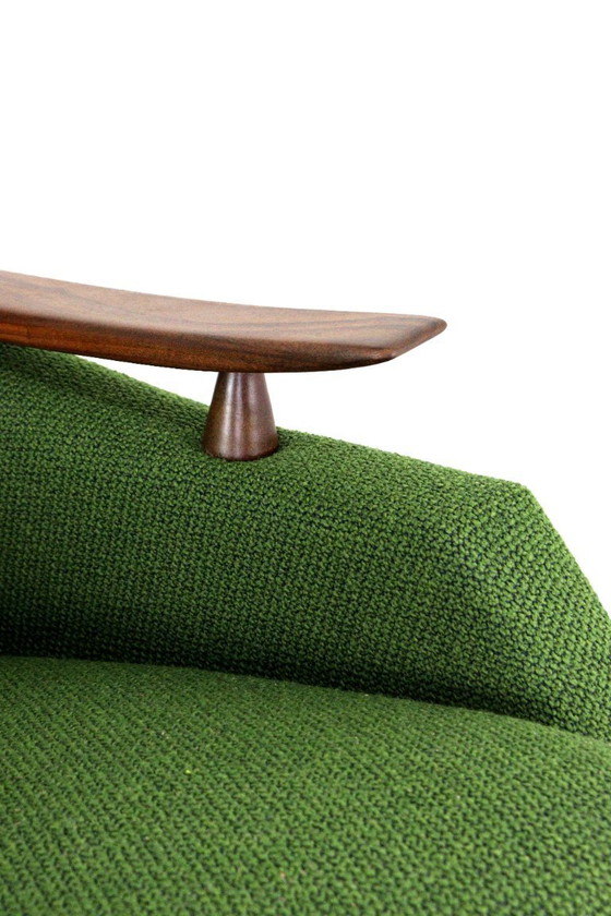 Image 1 of Vintage fauteuil stoel 'Breda' nieuw gestoffeerd
