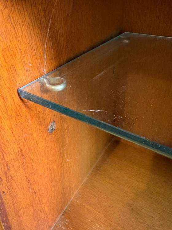 Image 1 of Mid-Century Retro Vintage Oak Display Cabinet by G Plan – Brandon Range   Compact Design • Sliding Doors • Iconic British Mid-Ce