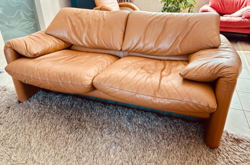 Cassina Marlunga Leder – 2 zitsbanken, Leather (photo 2 of 8)