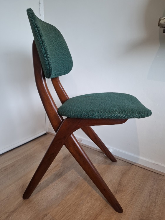 Image 1 of Louis van teeffelen scissor chair stoelen