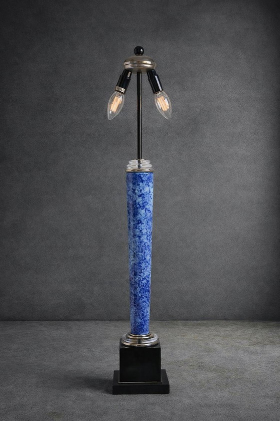 Image 1 of Lampada da tavolo in ceramica unica, disegnata da Paolo Granchi per Sigma L2.
